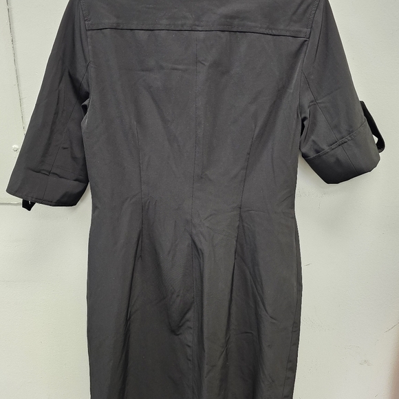 Doncaster Black Button-Up Dress - Picture 7 of 9